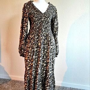 Old Navy midi floral print dress